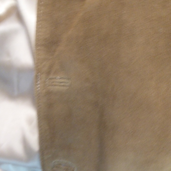 BETTINA RIZZI ARGENTINA BROWN SUEDE COAT BLAZER M - Picture 4 of 8